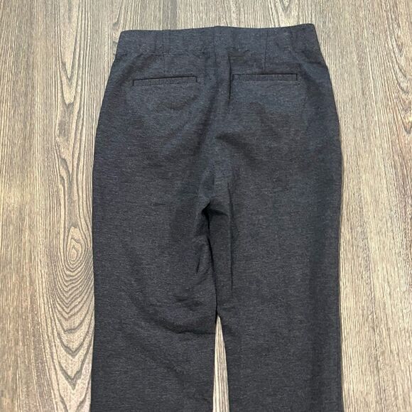 NWOT J. Jill Pintucked Ponte Slim-Leg Pants Mid Rise Pull-On Stretch Gray Size S - Picture 11 of 11